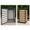 ZABUDOWA ŚMIETNIKOWA 1x120L kolor DREWNO
